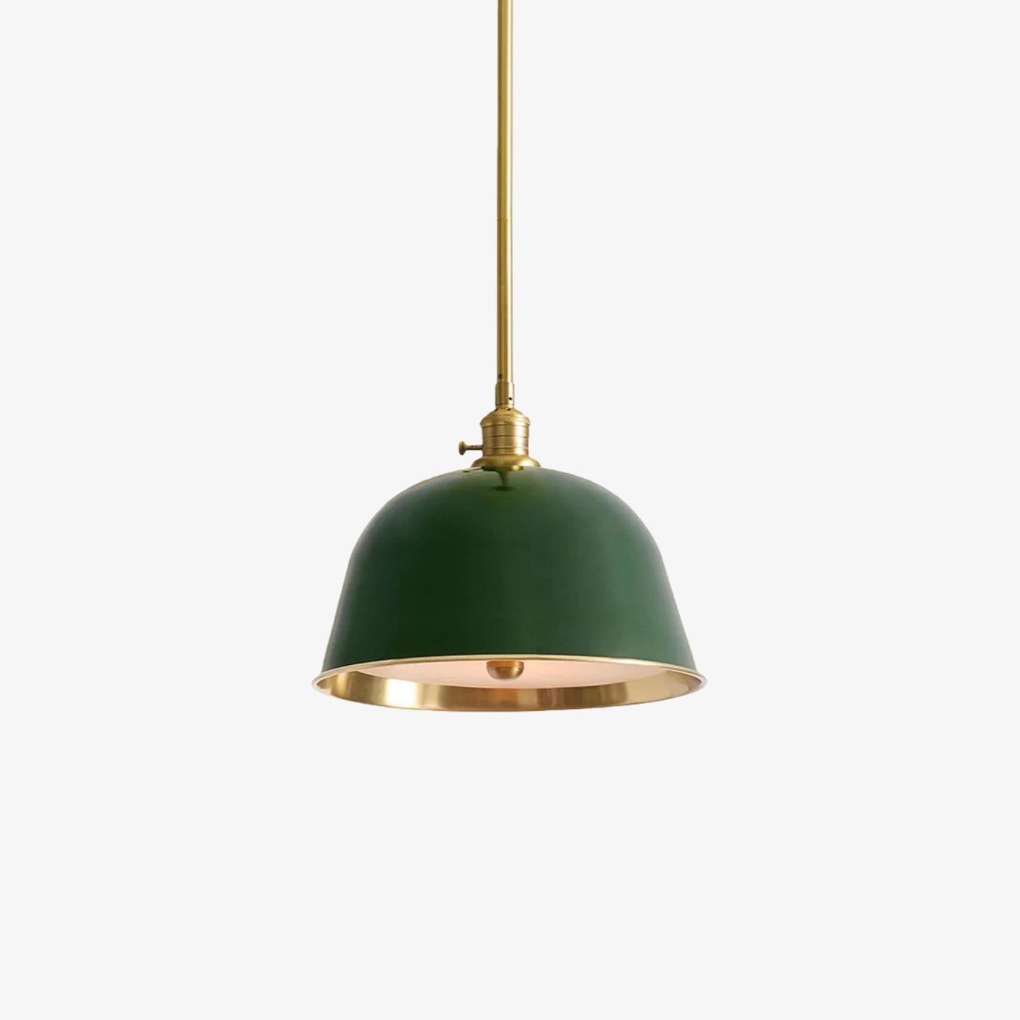 Forvara Classic Bell Pendant Light Industrial Pole Pendant Fixture for Dining Room