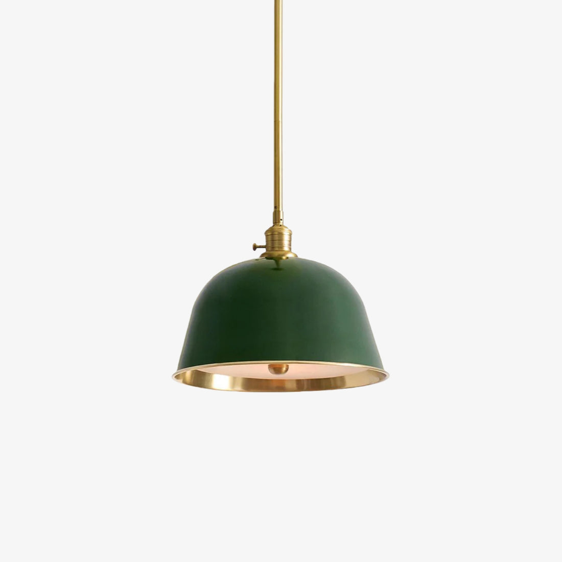 Forvara Classic Bell Pendant Light Industrial Pole Pendant Fixture for Dining Room