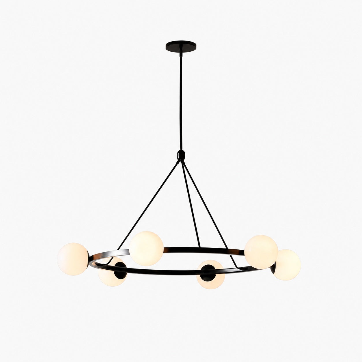 Brelia Round Light Chandelier - Modern Globe Chandelier in Stylish Design