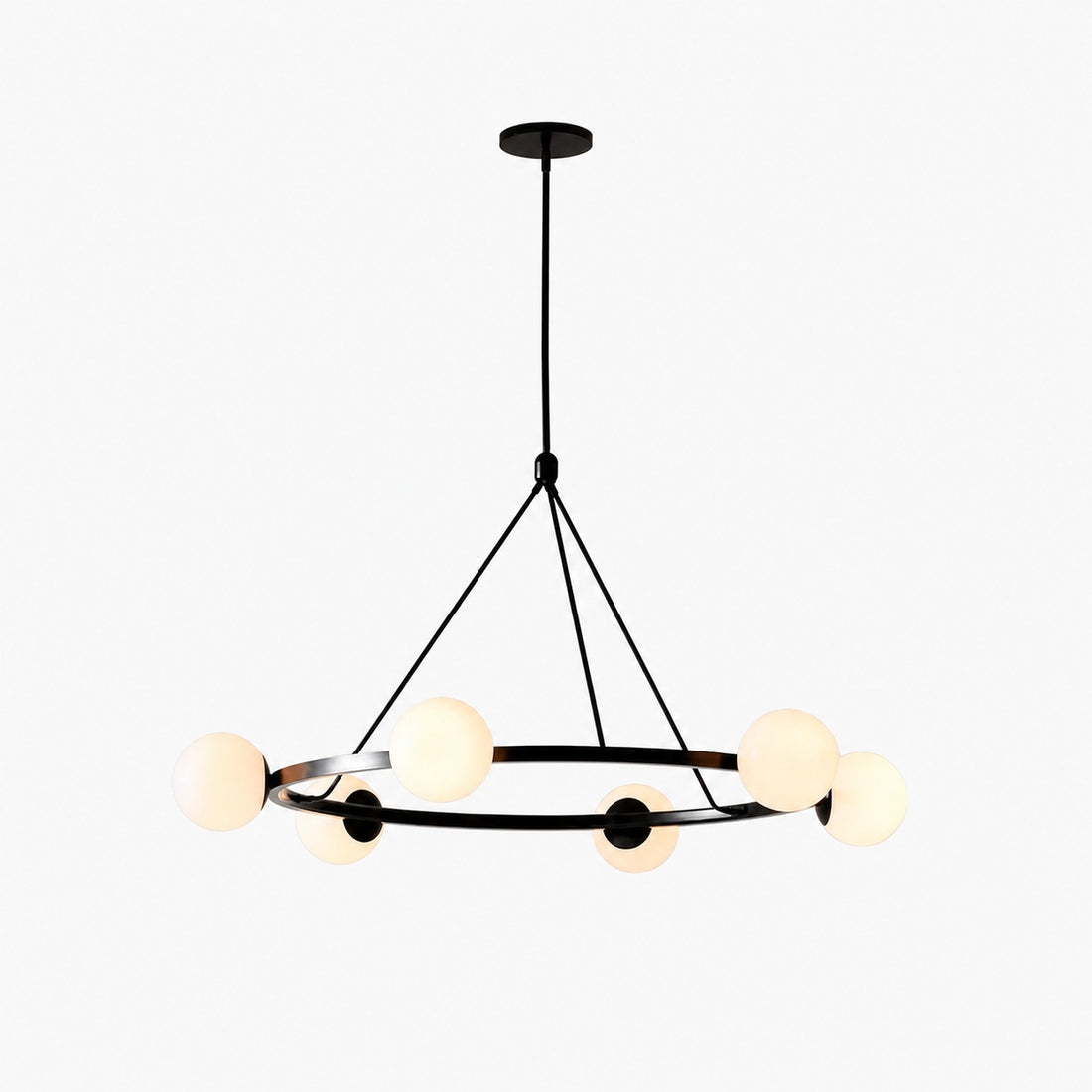 Brelia Round Light Chandelier - Modern Globe Chandelier in Stylish Design