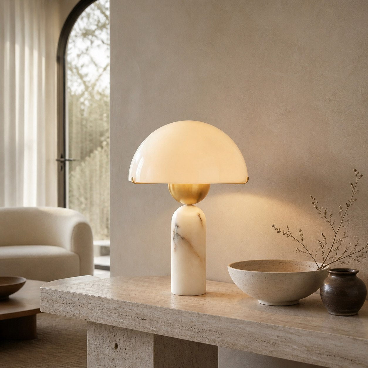 Peono Alabaster Table Lamp