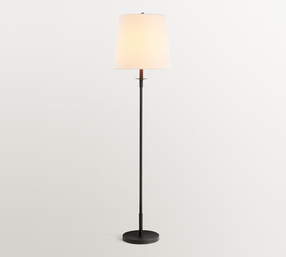 Rowan Articulating Floor Lamp - Adjustable Iron Design for Task Lighting