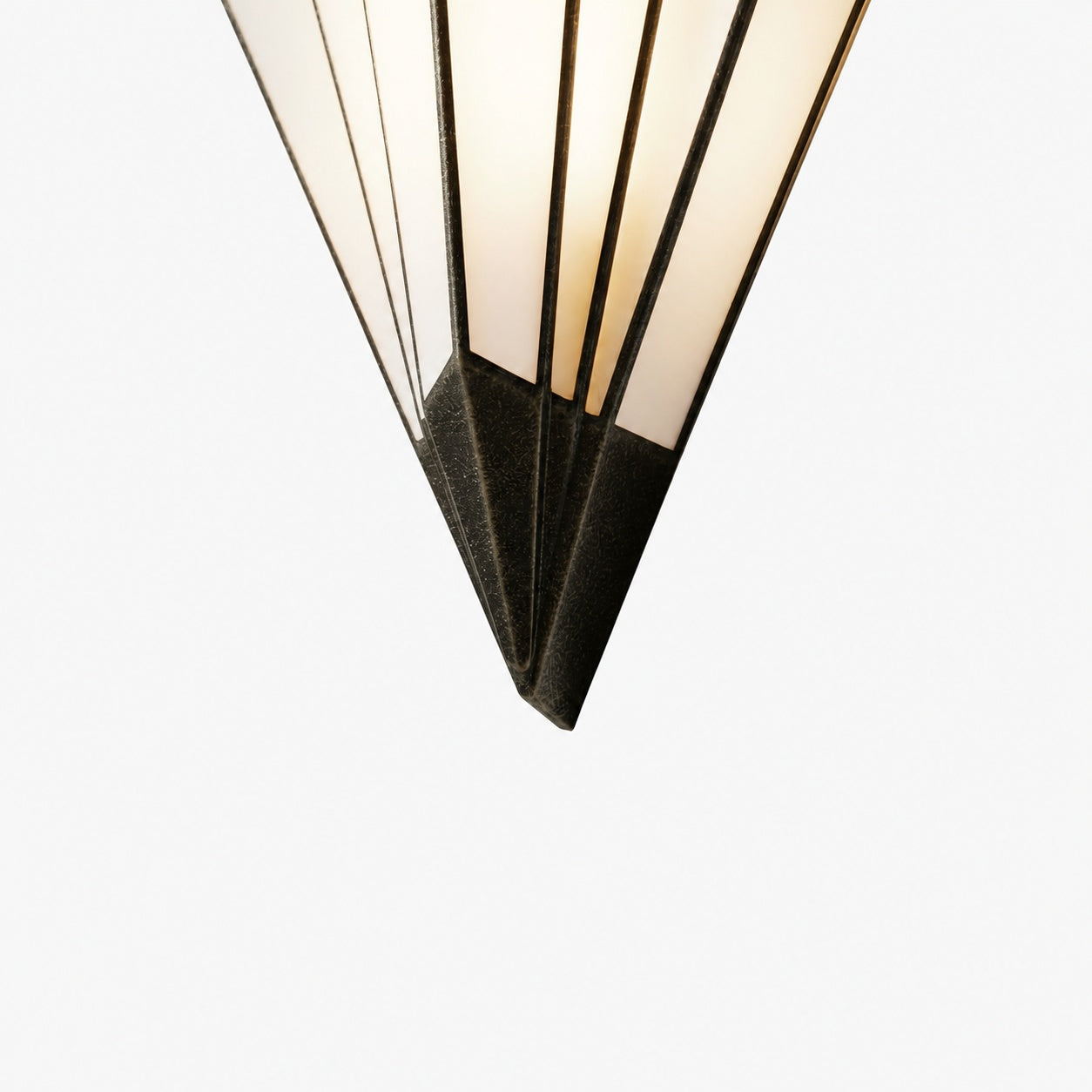 Kelsar Wall Light Featuring Hand-Cut Glass and Elegant Art Deco Design for Indoor Accent Lighting