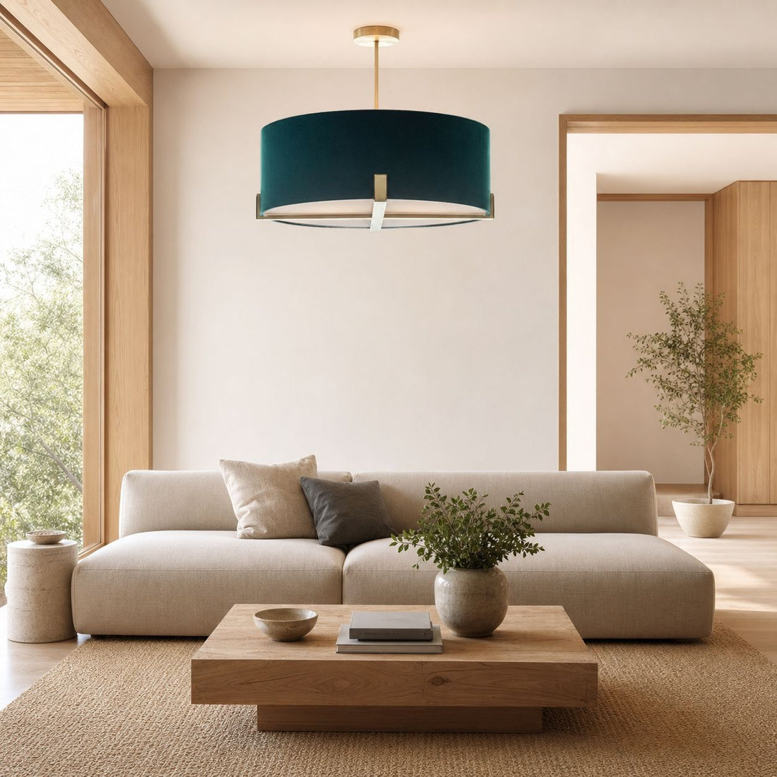 Tela 3 Light Suspension Light - Stylish Adjustable Pendant for Dining or Bedroom