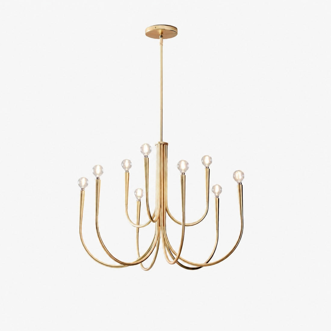 Borvia Swoop Arm Chandelier - Vintage-Inspired Modern Perfect for Home
