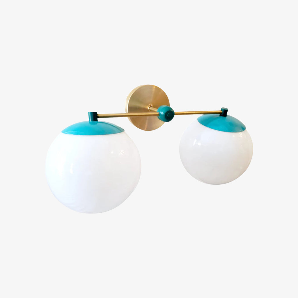 Two Lights Colorful Sconce - Bubble Pop Vanity Bathroom Sconces