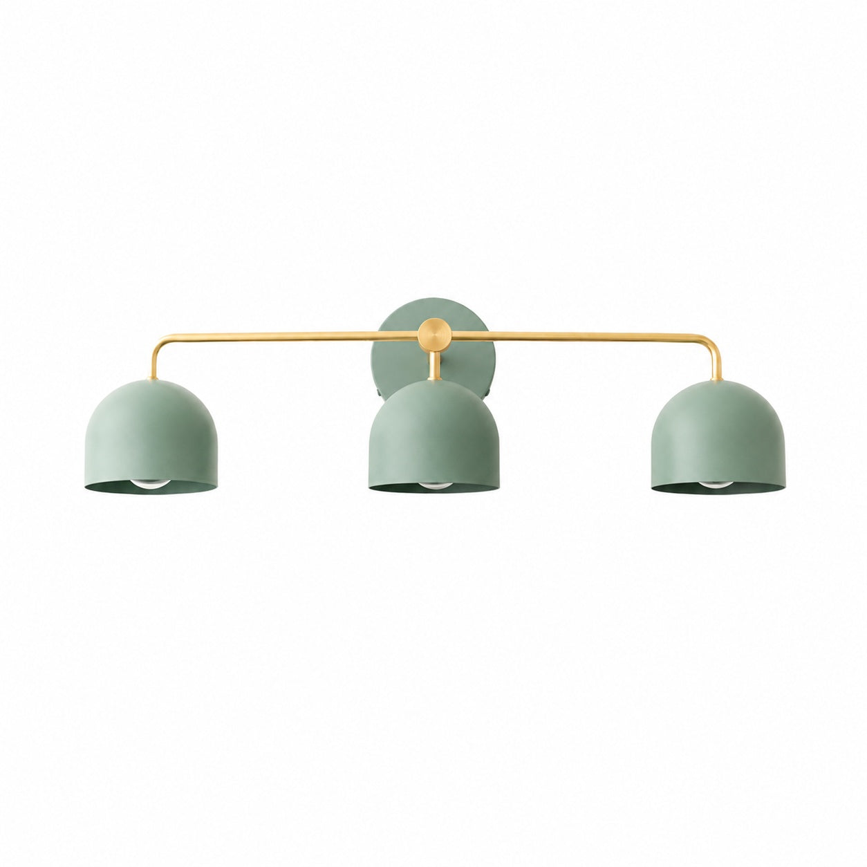 Metio Dome Farmhouse Vanity Wall Light Colorful Metal Sconce