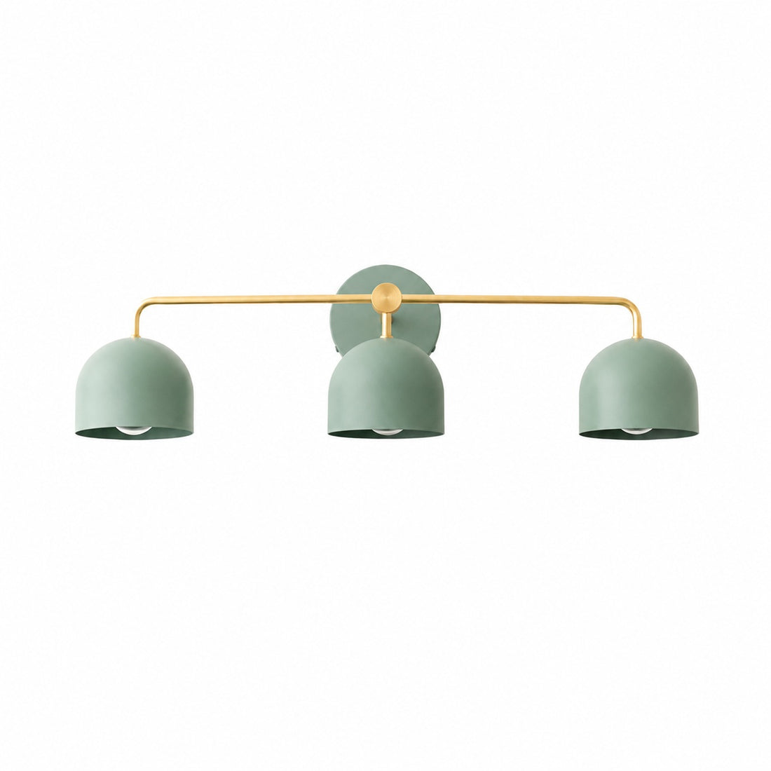 Metio Dome Farmhouse Vanity Wall Light Colorful Metal Sconce