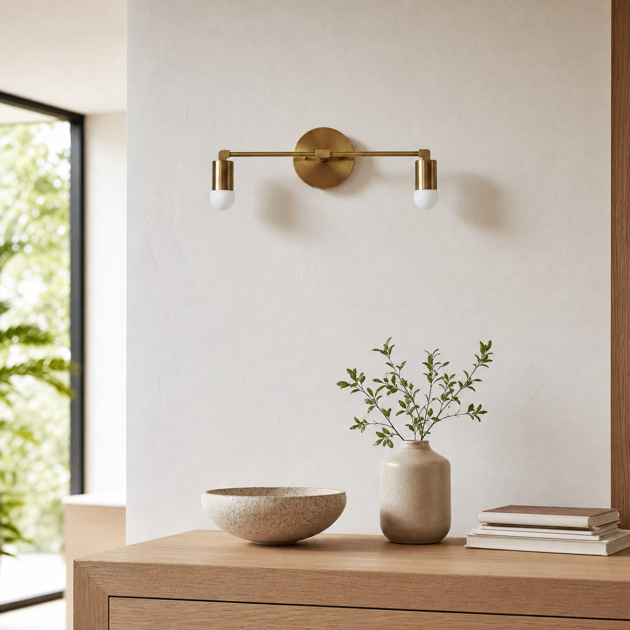 Mobilux Line industrial Bathroom Vanity Light - Minimalist Wall Sconce - Elegant Fixture