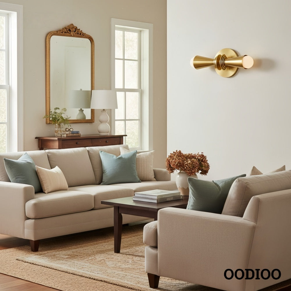 Pyralis Cone Adjustable Vertical & Horizontal Art Deco Lamp – Vanity & Living Room Accent