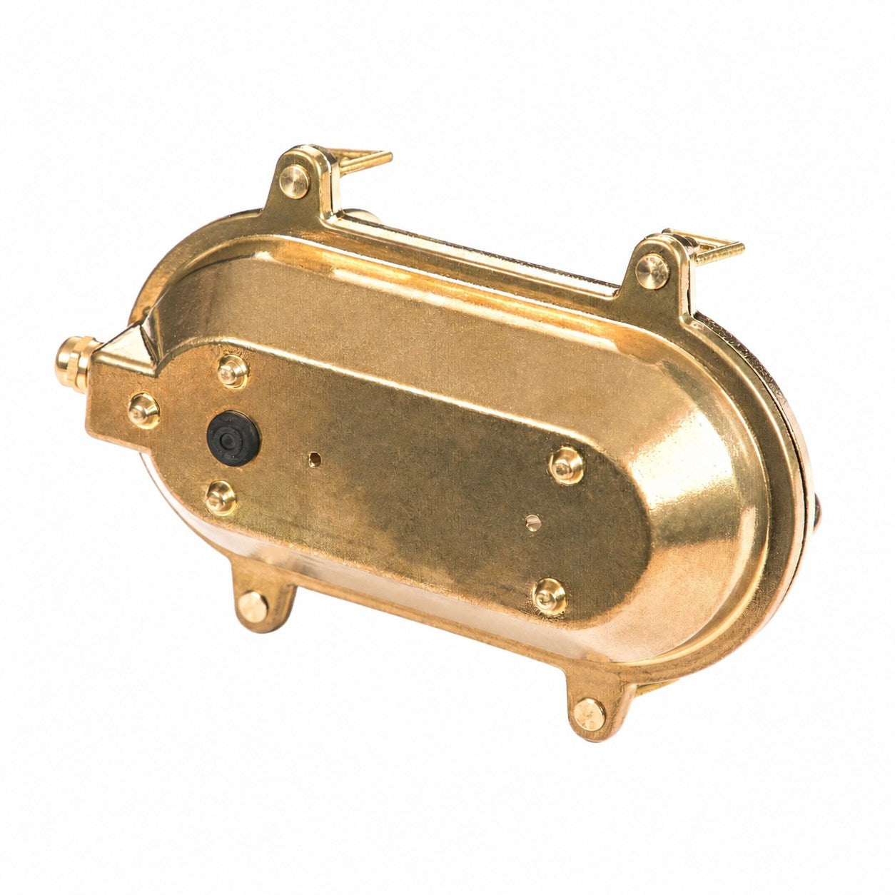 Ivoran Bulkhead Wall Sconce - Brass Caged Glass Vintage Industrial Light for Outdoor and Bathroom