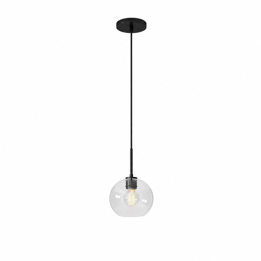 Selvion Sculptural Globe Pendant Light - Modern Glass Pendant Lamp - Sleek Design