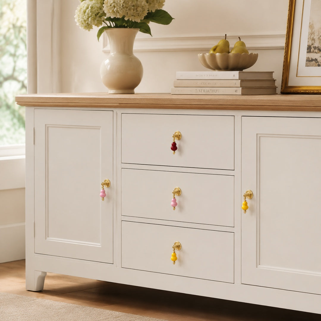 Colorful Ceramic Cabinet Handles
