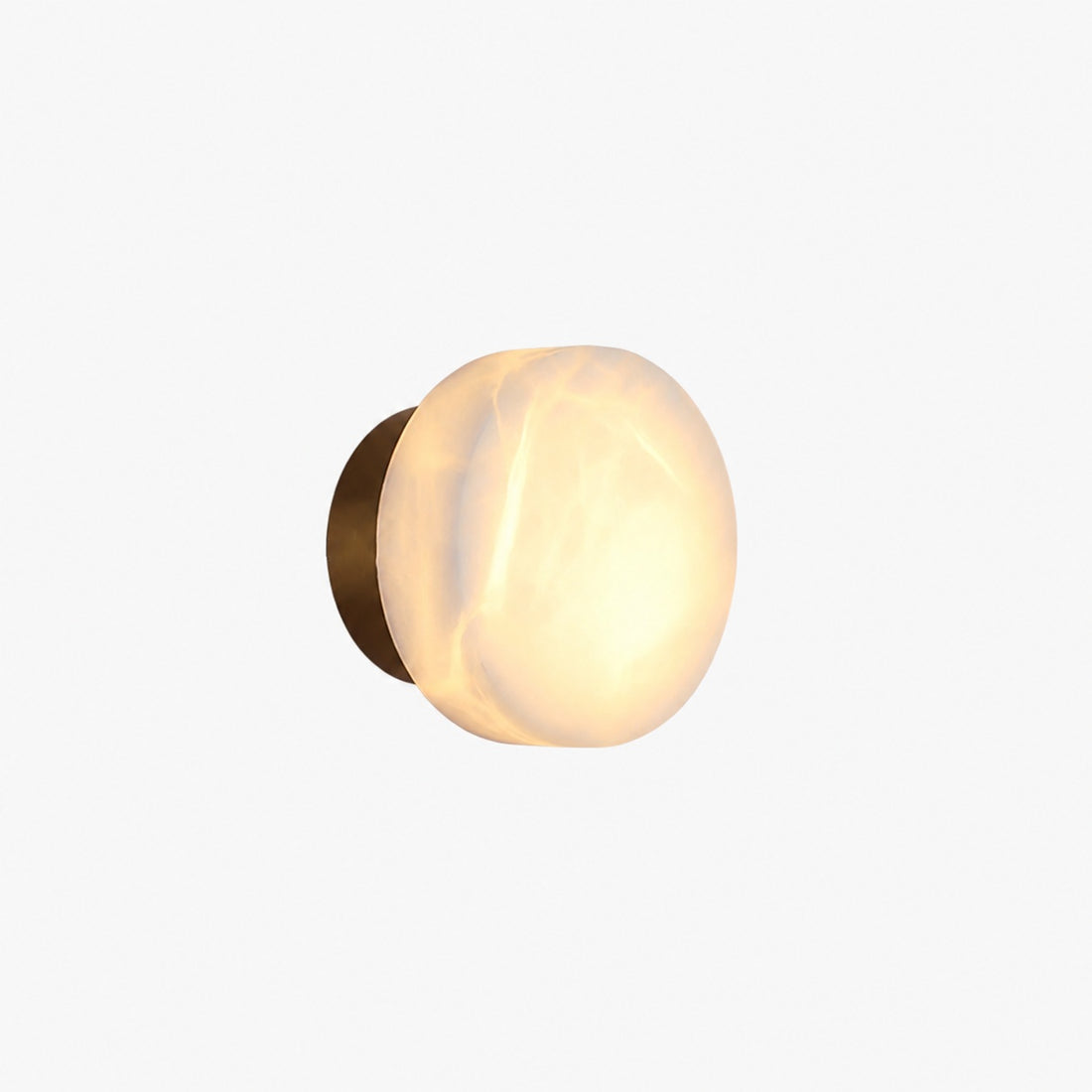 Cylindrical Alabaster Wall Lamp