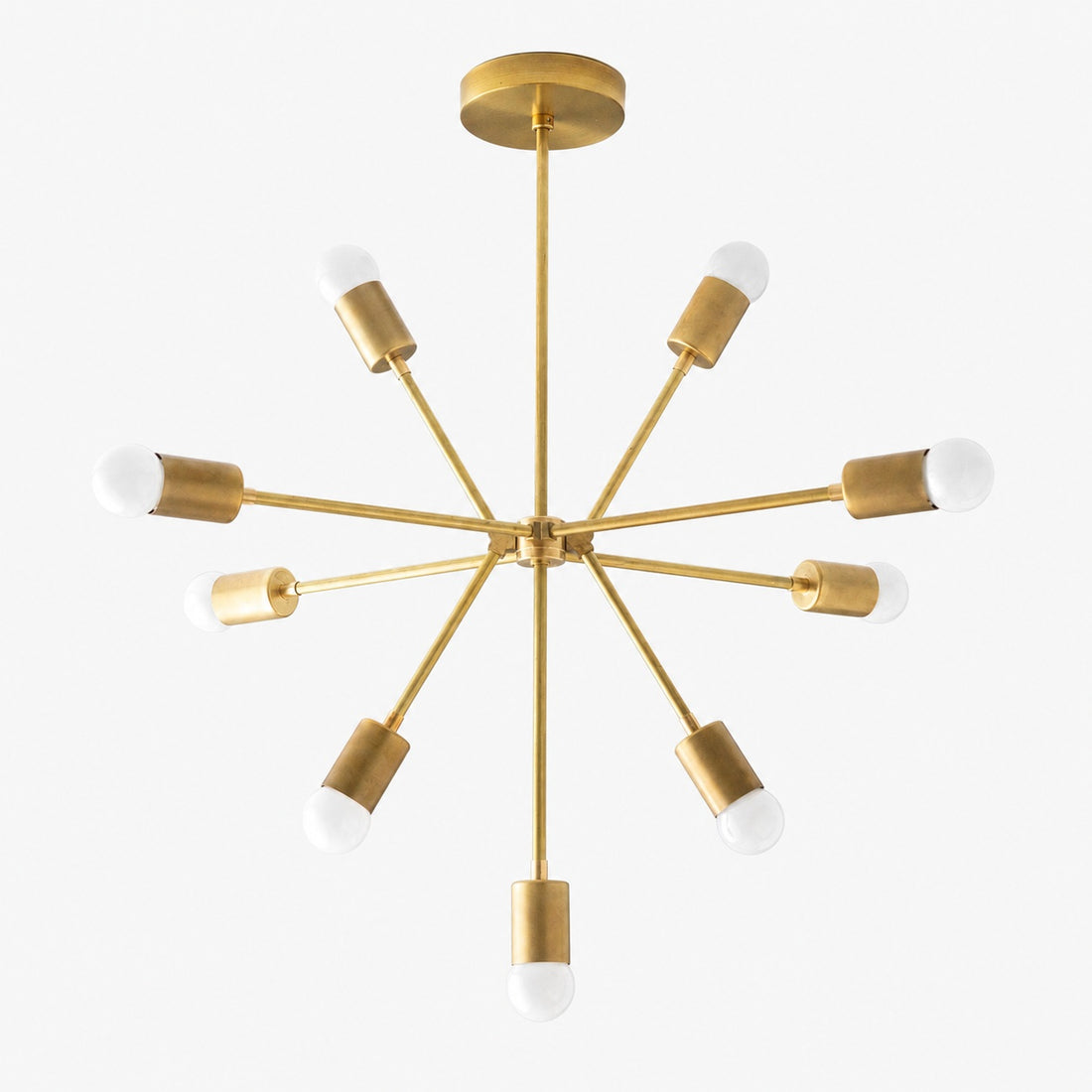 Mobilux Line Modern Chandelier - Mid Century Ceiling Light Fixture