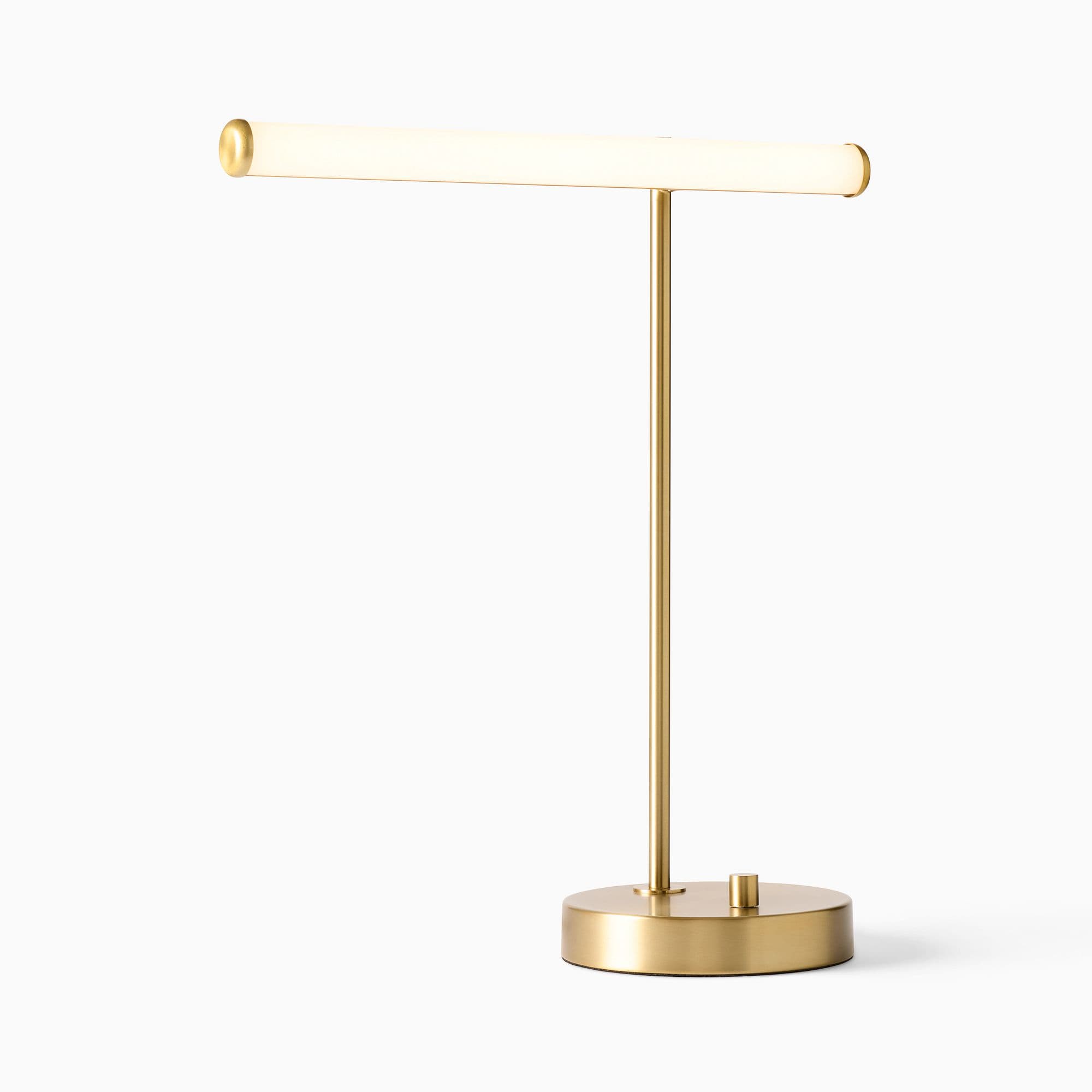 Voro Modern LED USB Table Lamp - Sleek Metal Desk & Bedside Lighting