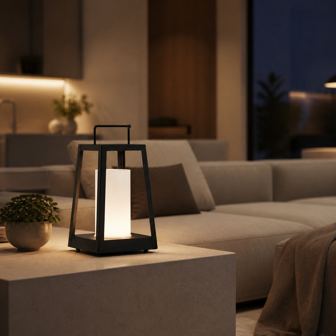 Ambulux Outdoor Portable Lamp - Compact Lantern Aesthetic for Camping or Dining