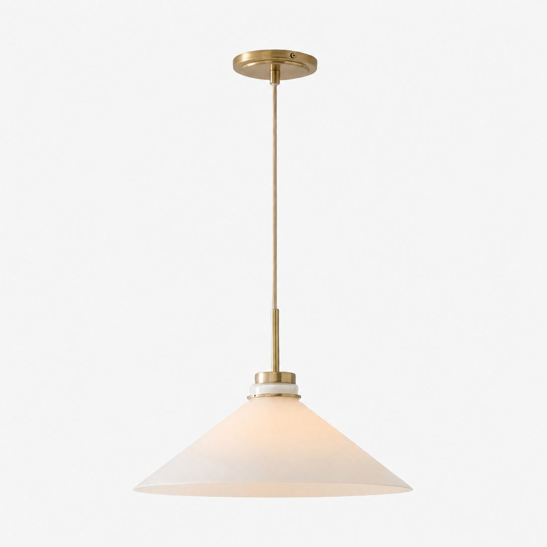Aurenza Modern Farmhouse Pendant Light - Adjustable Shade for Warm Ambiance
