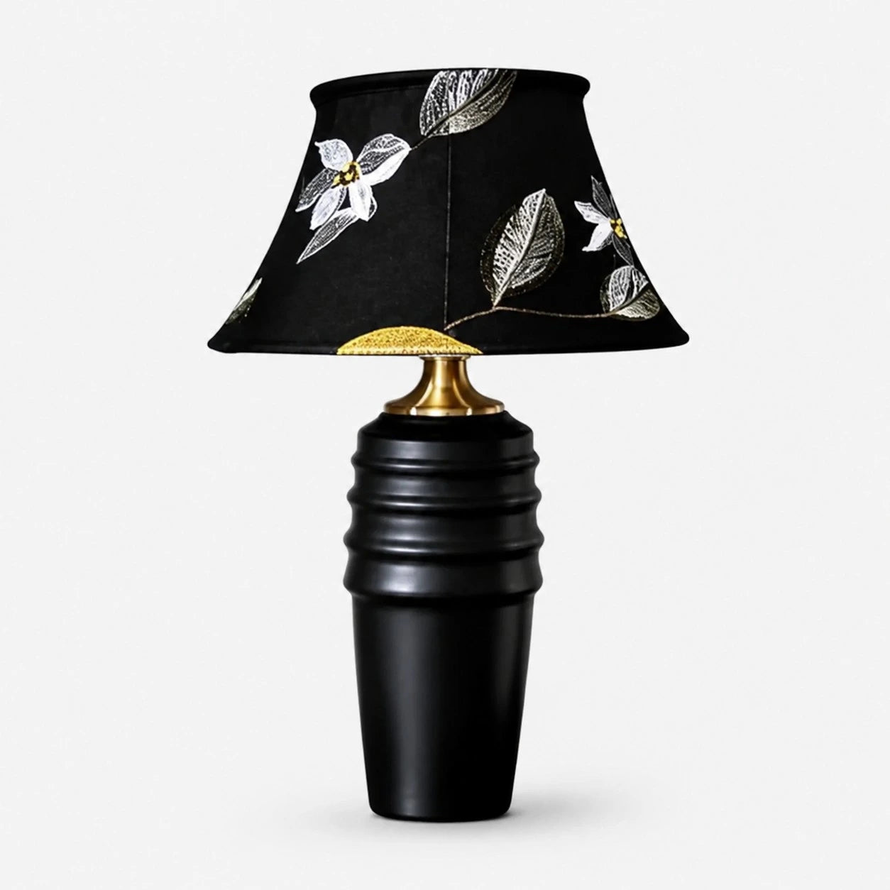 Embroidered Ceramic Table Lamp