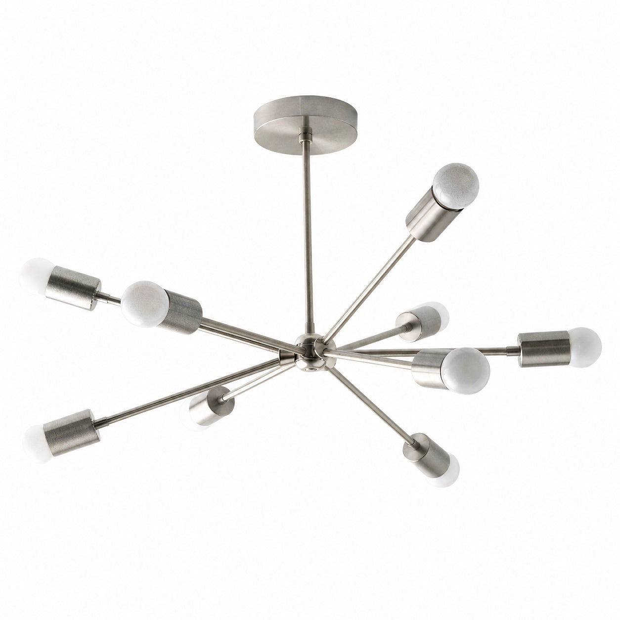 Mobilux Line Modern Chandelier - Mid Century Ceiling Light Fixture