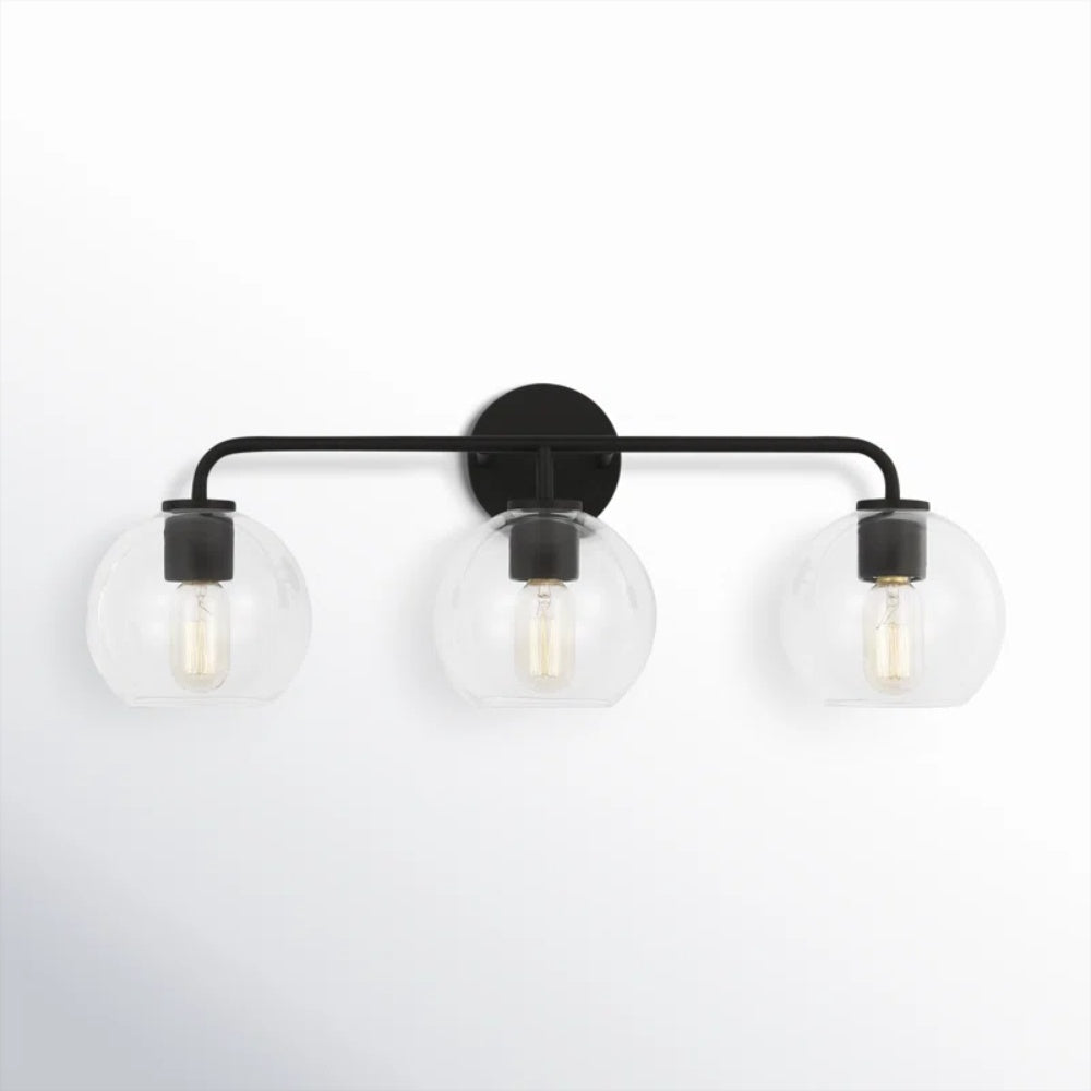 Bubble 3 Light Vanity Light - Glass Globe Shades Bathroom Wall Light