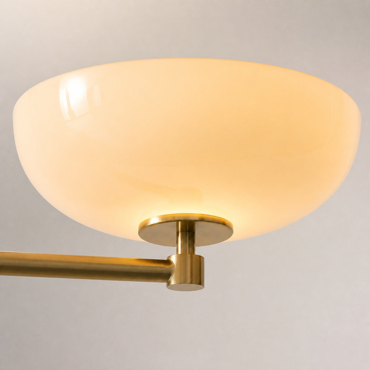 Vega Glass Mid-Century Modern Globe Chandelier with Glass Shades for Dining Room and Kitchen Island