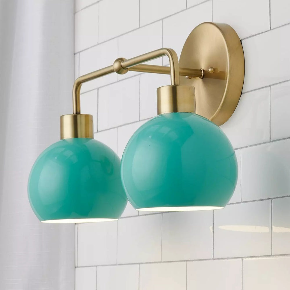 Double Bubble Pop Wall Sconce - Colorful Vanity Wall Light