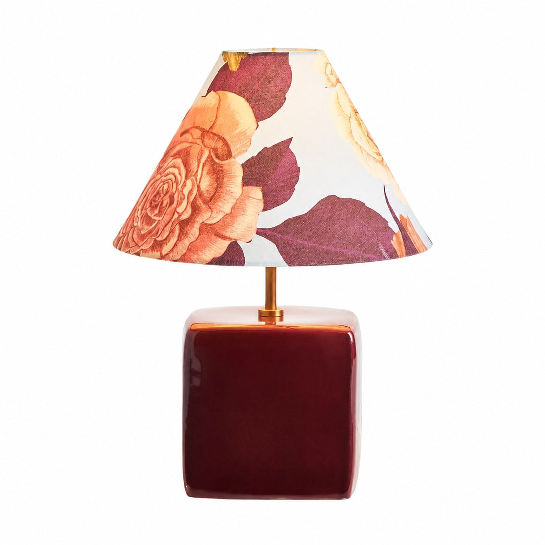 Aeva Ceramic Table Lamp - Modern Grace Design with Playful Polish