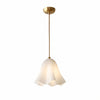 Bellina Artistic Glass Pendant Light - Modern Bloom Inspired Hanging Ceiling Lamp