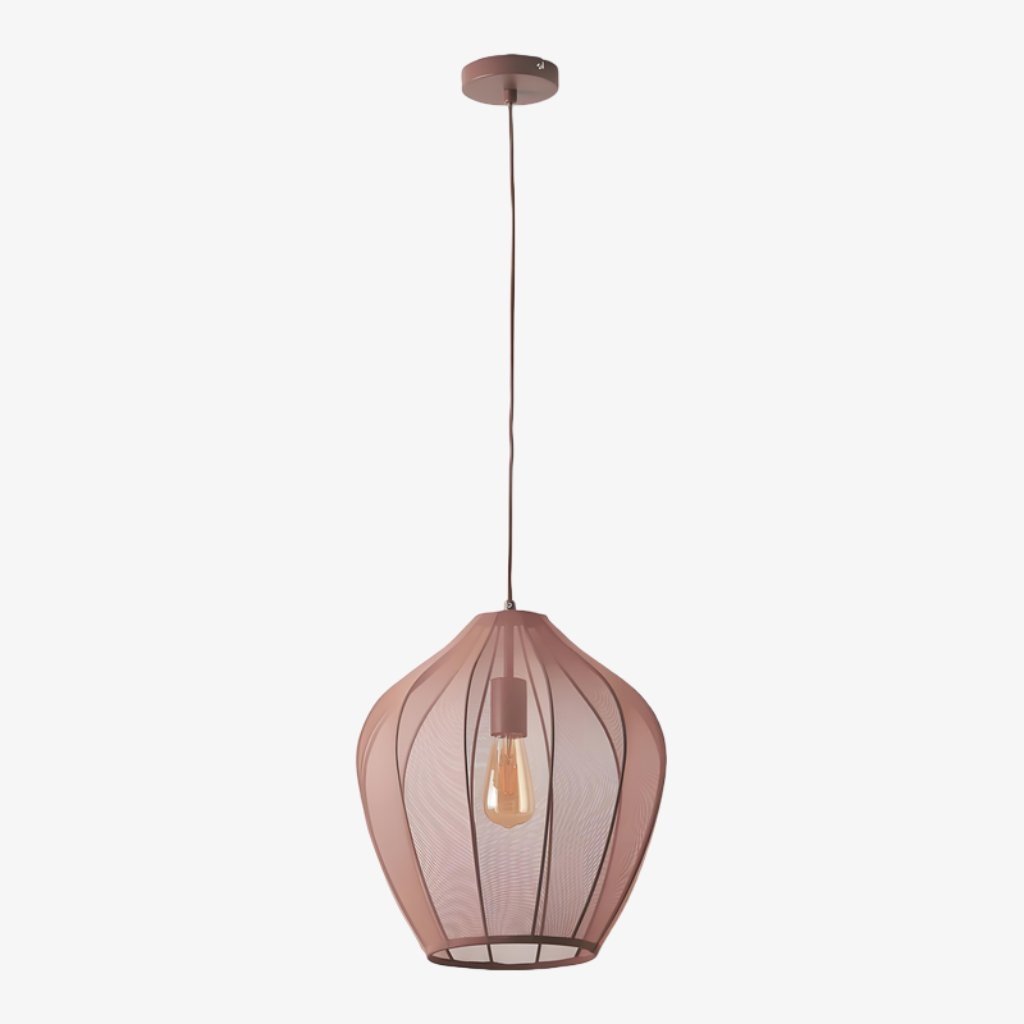 Lumifil Modern Mesh Pendant Light - Hanging Fabric Lghts are Suitable for Dining Rooms or Kitchen Islands