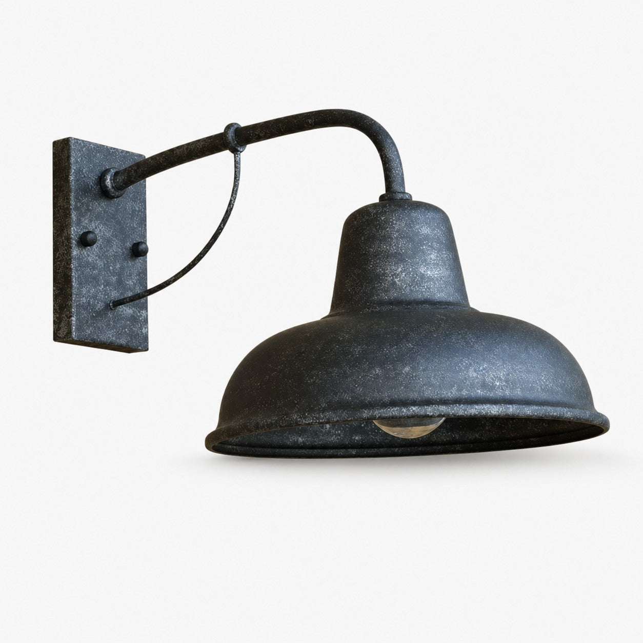 Vintage Metal Outdoor Wall Sconce
