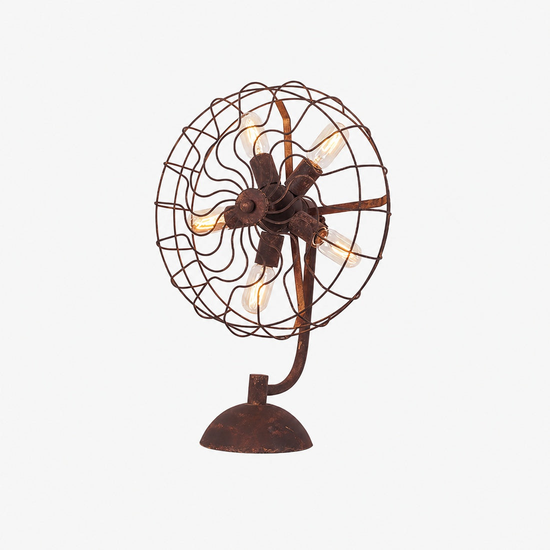 Old Style Fan Table Lamp