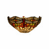 TF Dragonfly Pattern Wall light – Classic Hand-Cut Stained-Glass for Hallways & Bedrooms
