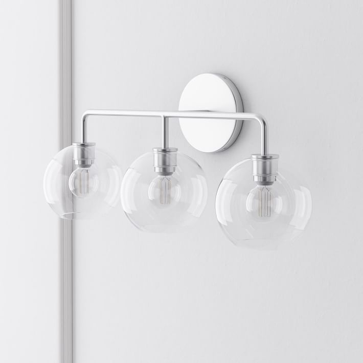 Selvion Artistic Globe Sconce Light - Handcrafted Glass Sculptural Wall Fixture