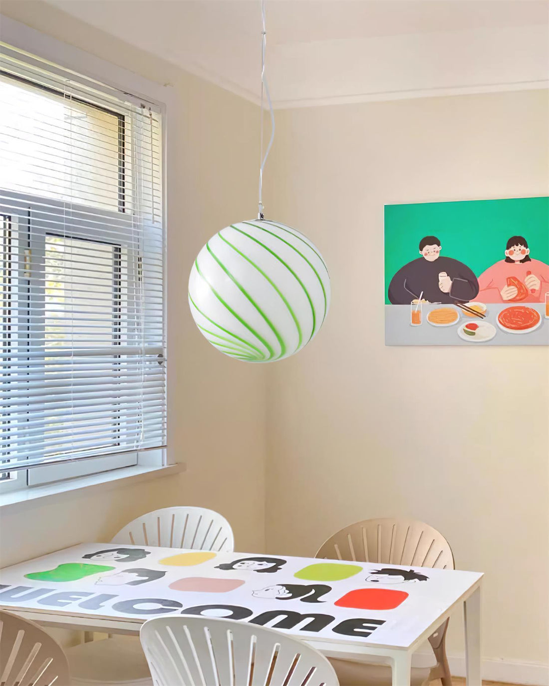 Lollipop Stripe Pendant Lighting