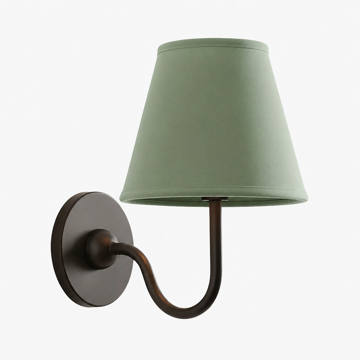 Luvora Vintage Pleated Shade Wall Lamp - Modern Brass Linen Wall Lighting