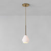 Merin Transparent Glass Sculpture Geometric Chandelier