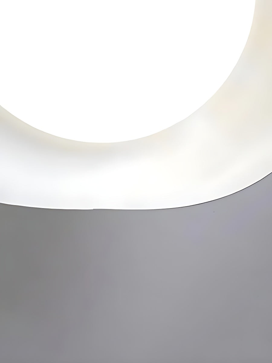 Simple Metal Wave Ceiling Light For Hallway