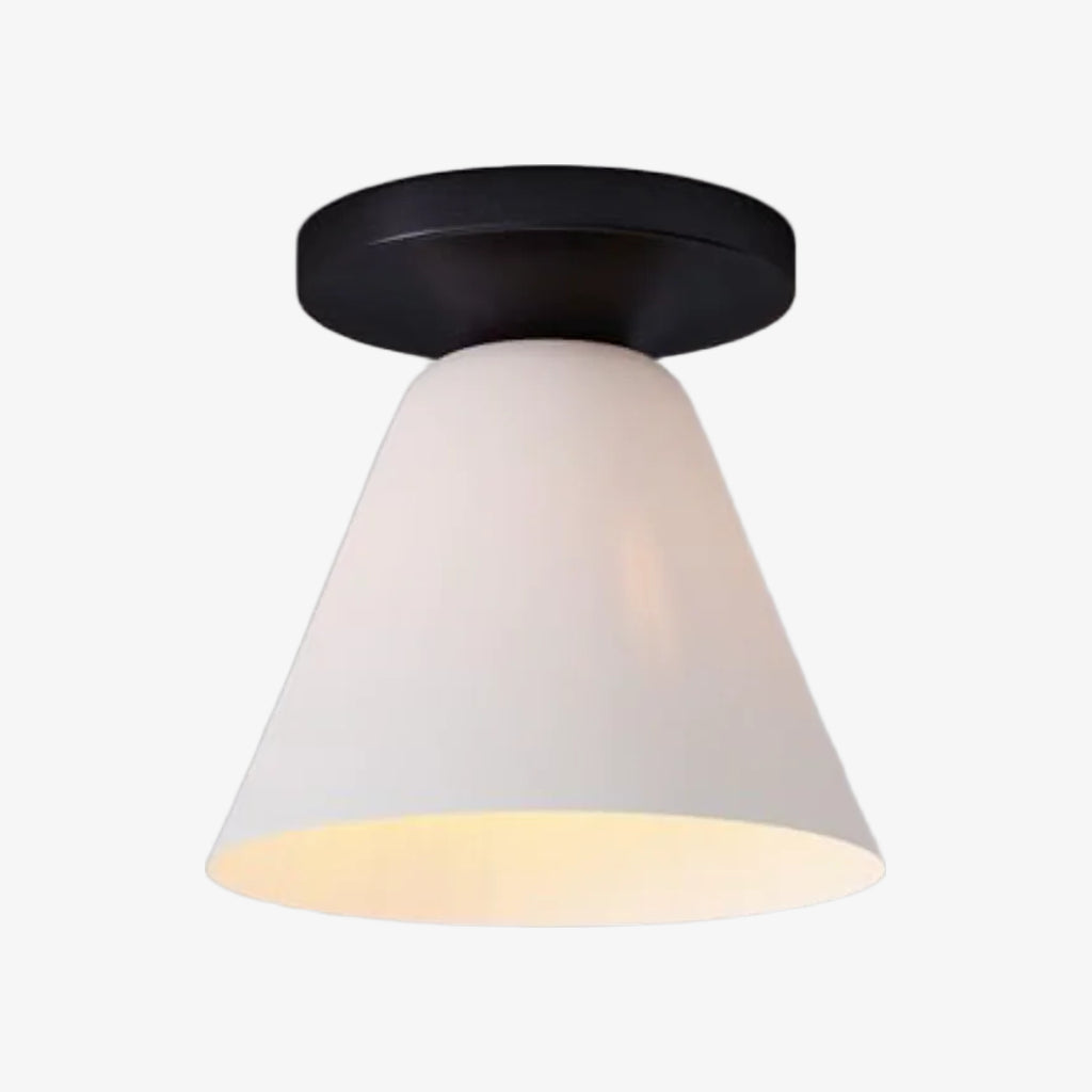 Conica Cone Flush Mount – Glass Ceiling Light for Modern Spaces