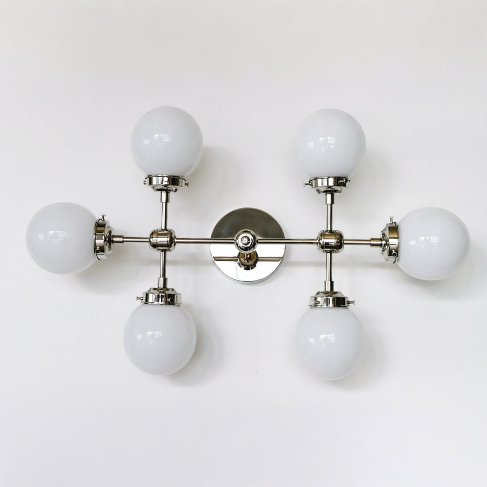 Horizontal & Vertical Decorative Multi-Head Metal Wall Sconce