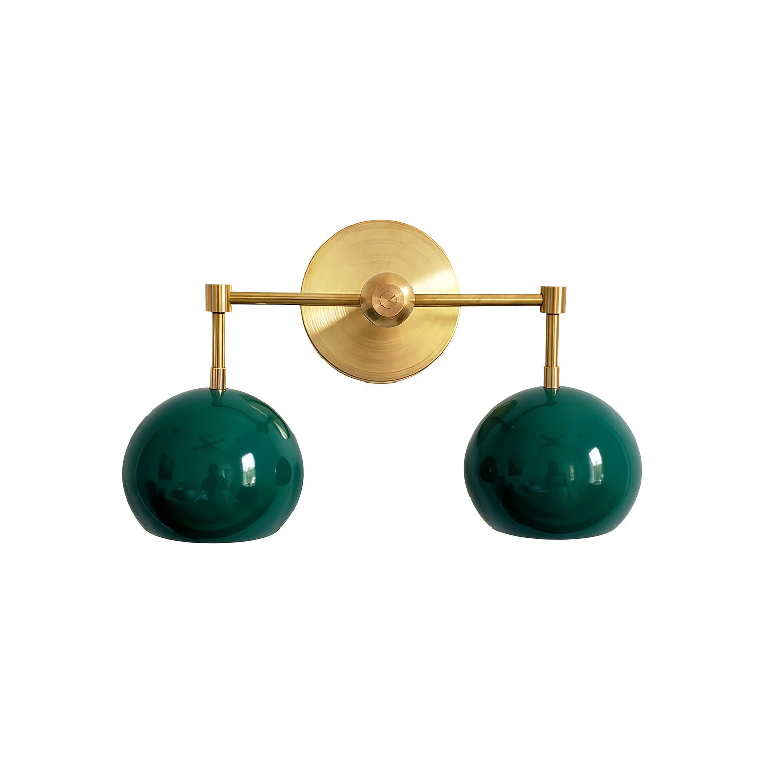 Spring Green Shades Sconce - Double Bubble Pop Vanity Wall Light