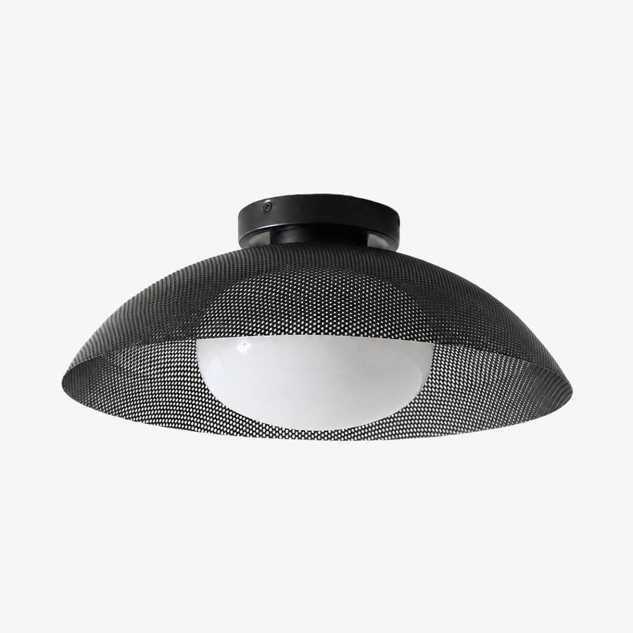 Elorina Flush Mount Glass/Metal Ceiling Light - A Stylish Fixture for Modern Spaces