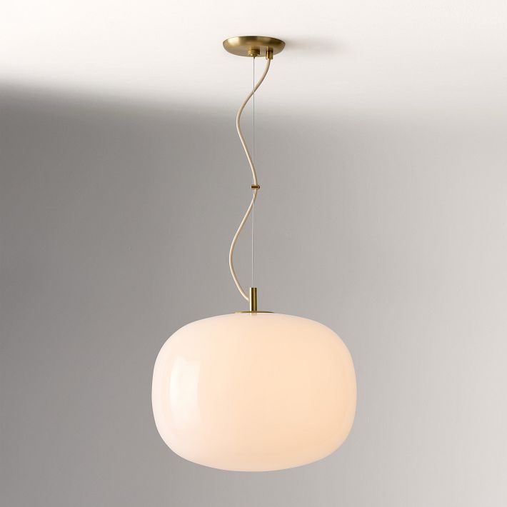 Lumivelle Minimalist Glass Pendant – Adjustable Height Dimmable Design