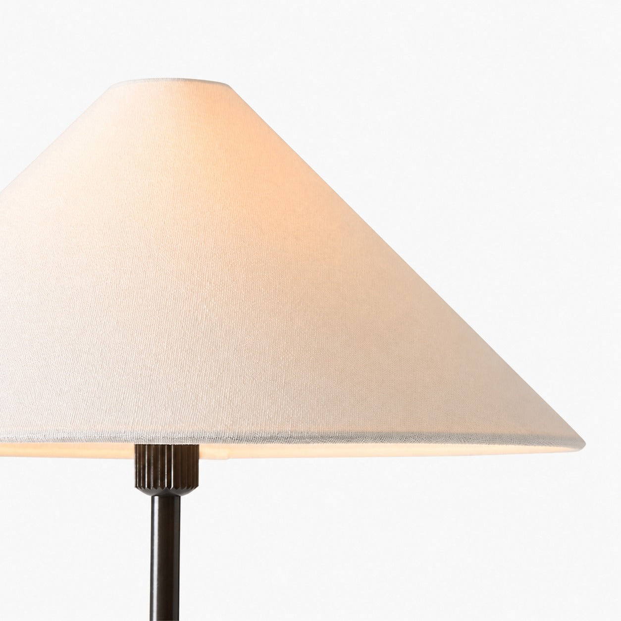 Diora Table & Floor Lamps - Linen Shade Modern Linear Style Sophisticated Accent