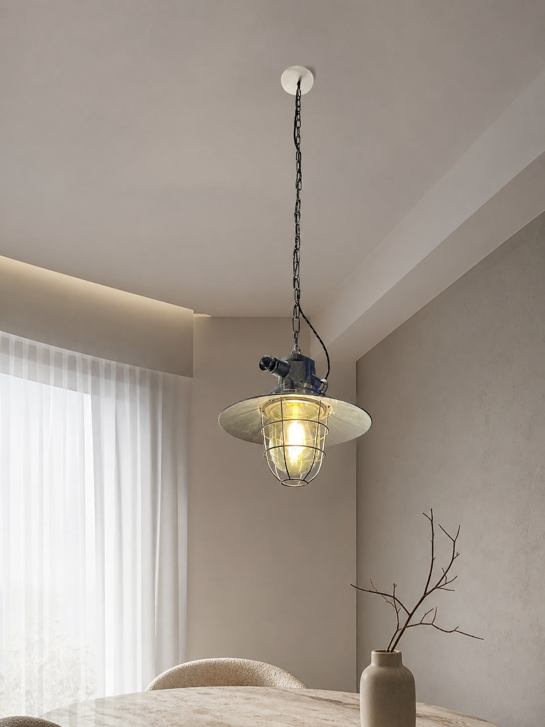 Bulkhead Cage Pendant Light