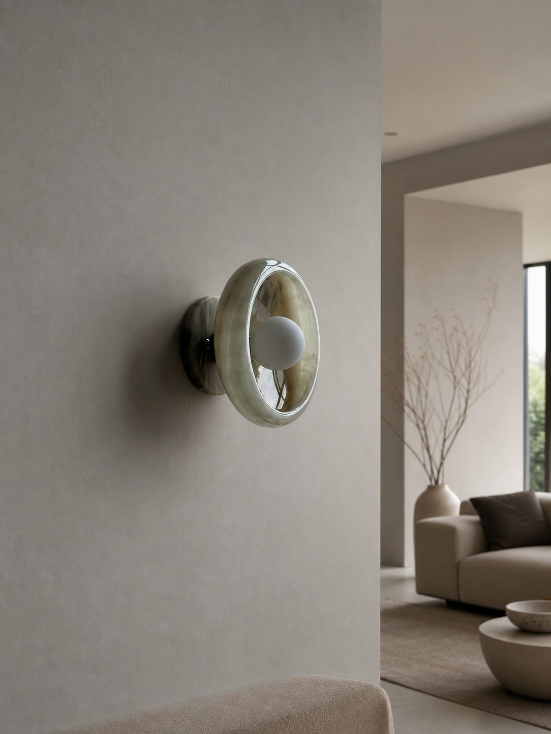 Piedra Marble Wall Lamp