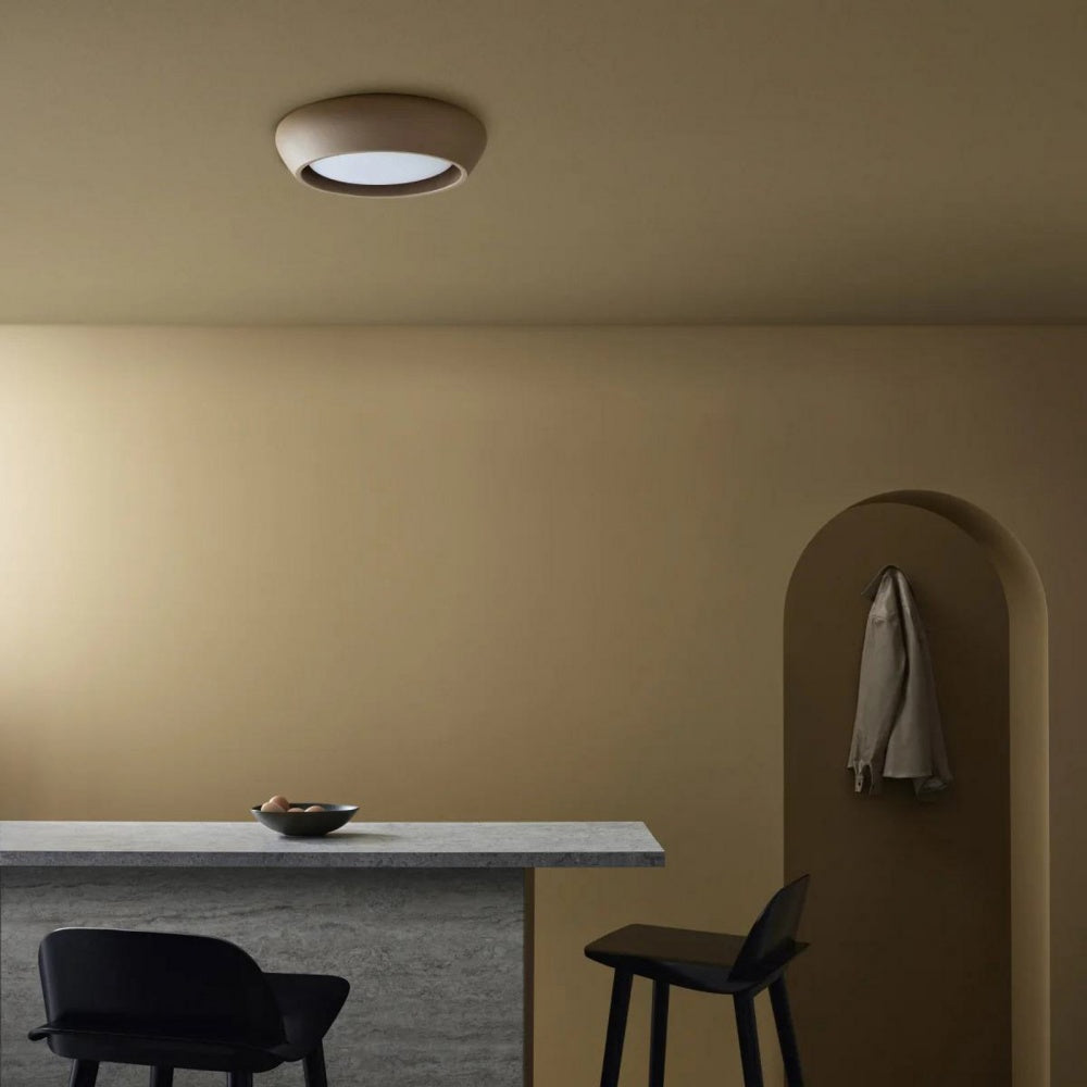 Nordic Plaster Ceiling Light - Minimalist LED Ceiling Light