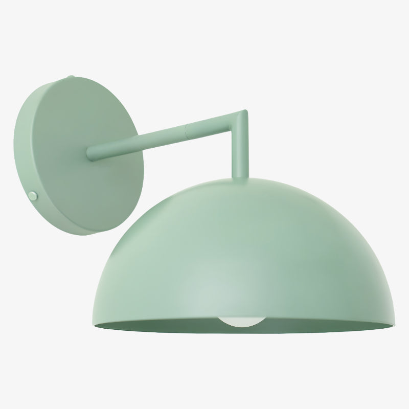 Metio Dome Shaped Minimalist Metal Design Wall Light – Ideal for Living Rooms and Bedrooms