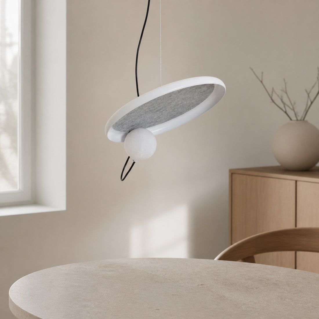 Acoustic Disc Pendant Lamp