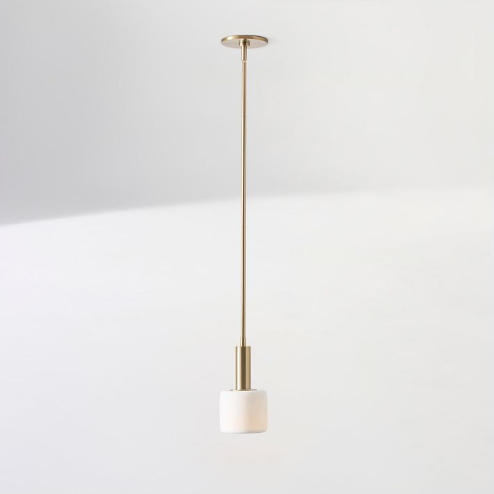 Cerova Modern Ivory Porcelain Pendant Light – Soft Organic Design for Kitchen Island